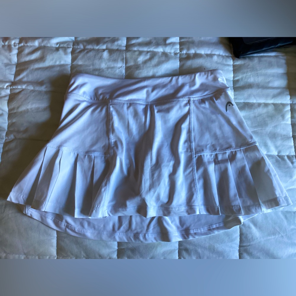 White tennis skirt, new
